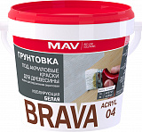 Купить Адгезионный грунт для дерева brava acryl 04